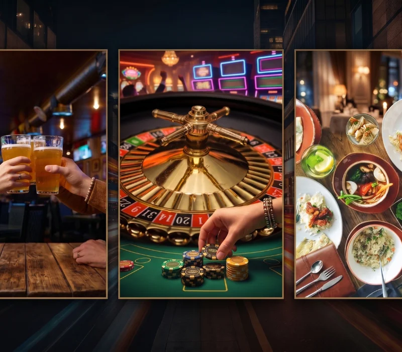 Bares, casinos y restaurantes cercanos