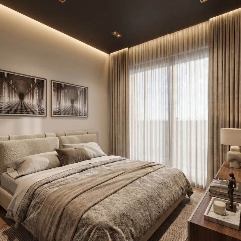 Apartamento tipo A, habitación