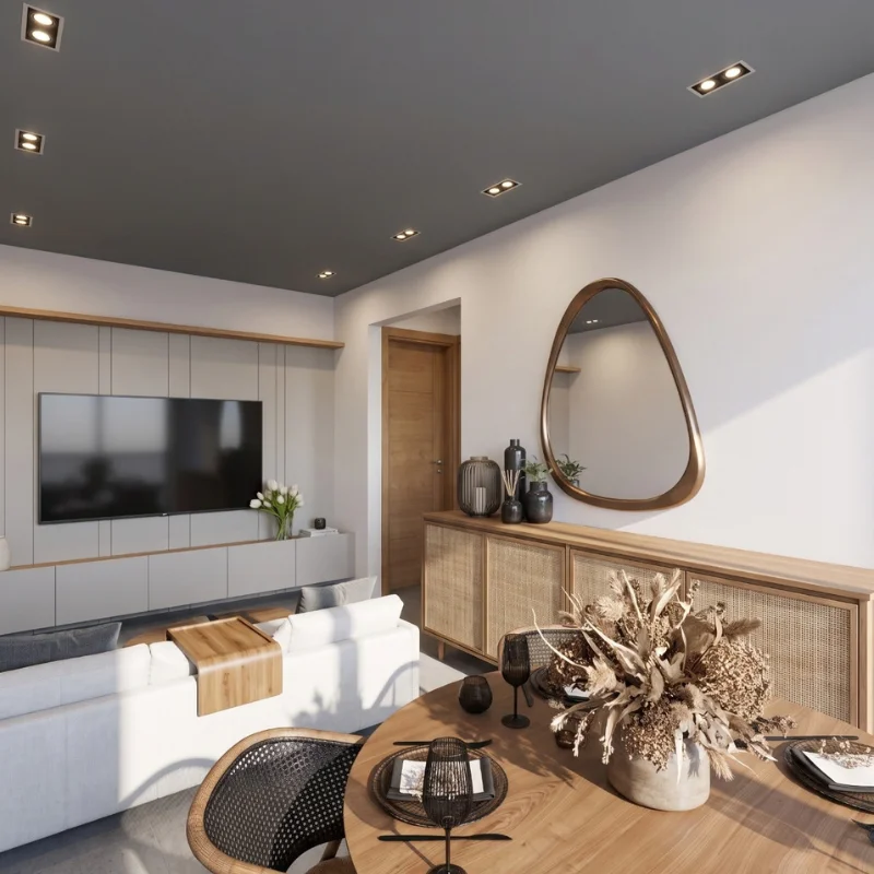 Apartamento tipo A, sala