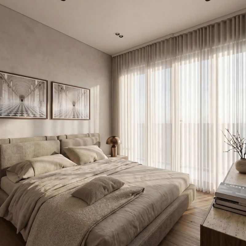 Apartamento tipo B, habitación