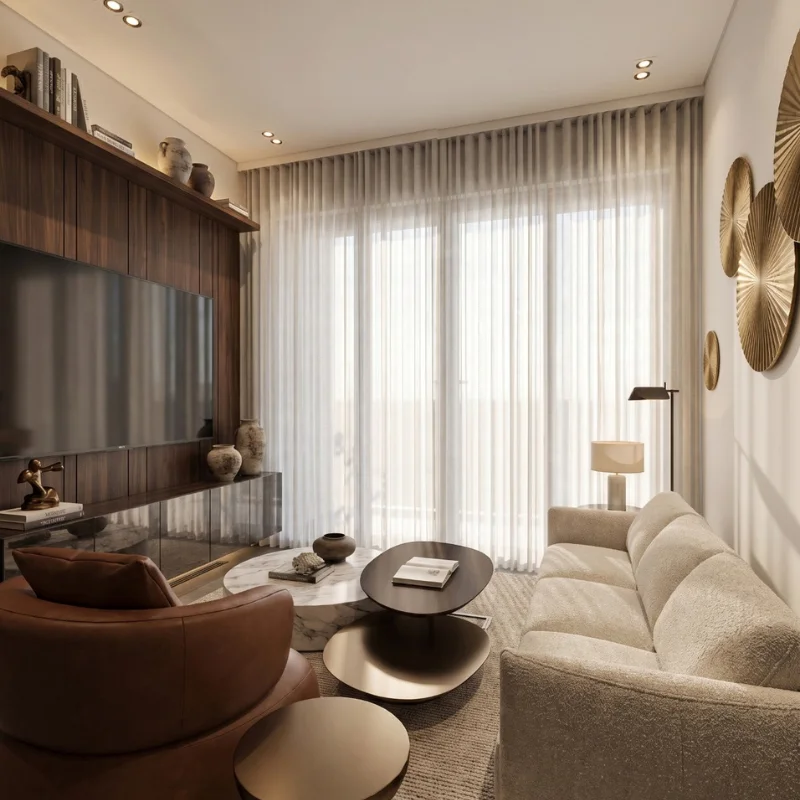 Apartamento tipo B, sala