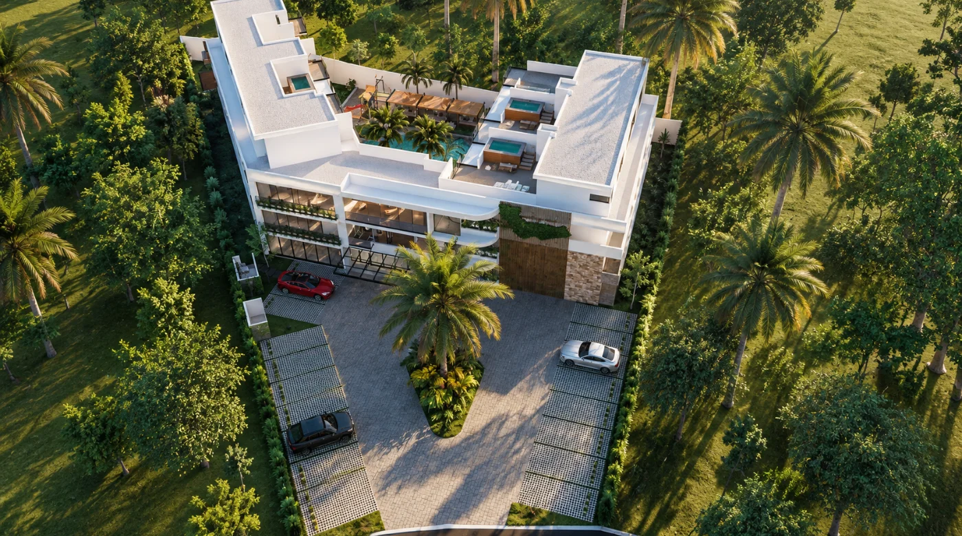 Vista exterior del proyecto Amelia V